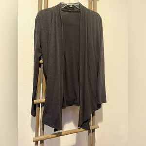 Cozy, Soft Knit Small Dark Gray Cardigan Forever 21